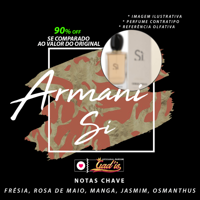 Perfume Similar Gadis 155 Inspirado em Armani Si Contratipo