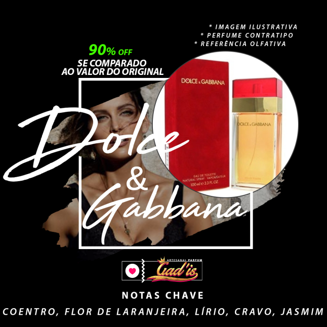 Perfume Similar Gad'is 185 Inspirado em Dolce & Gabbana Feminino Contratipo