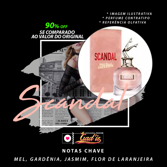 Perfume Similar Gadis 376 Inspirado em Scandal Contratipo