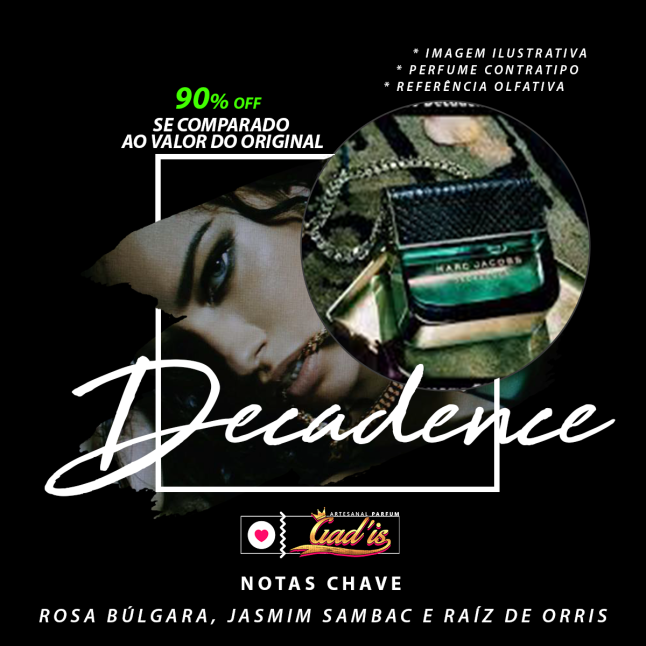 Perfume Similar Gadis 416 Inspirado em Decadence Contratipo