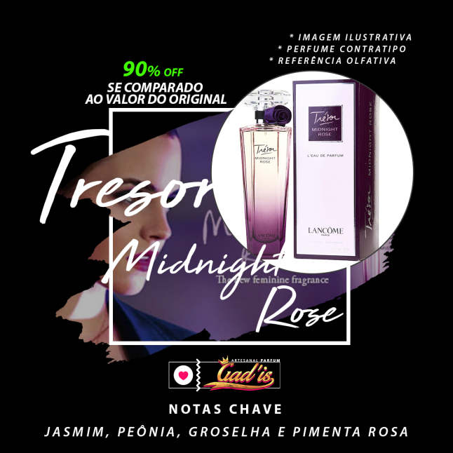 Perfume Similar Gadis 504 Inspirado em Tresor Midnight Rose  Contratipo