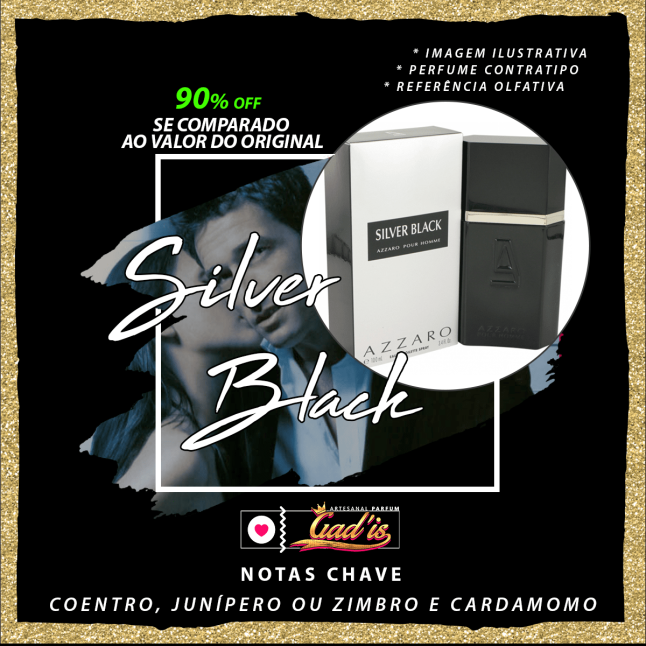 Perfume Similar Gadis 120 Inspirado em Silver Black Contratipo