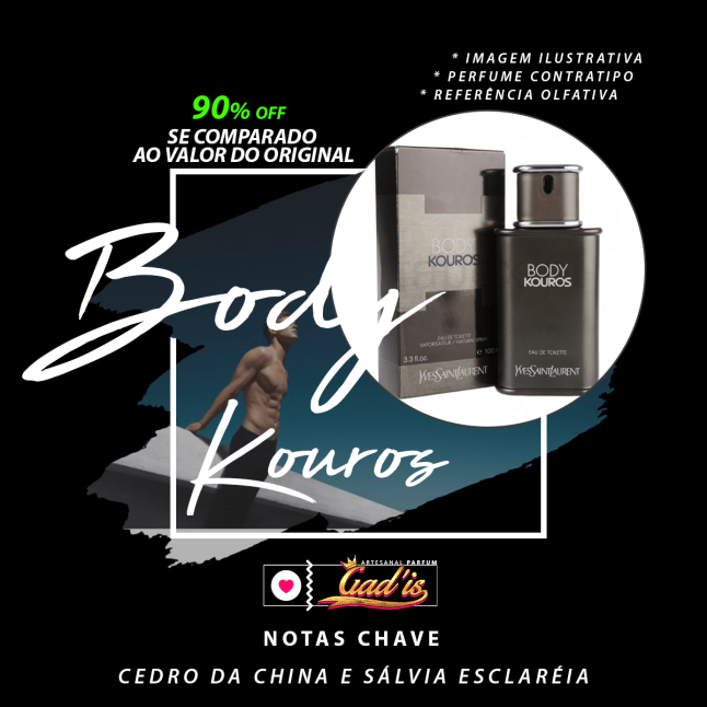 Perfume Similar Gadis 17 Inspirado em Body Kouros Contratipo