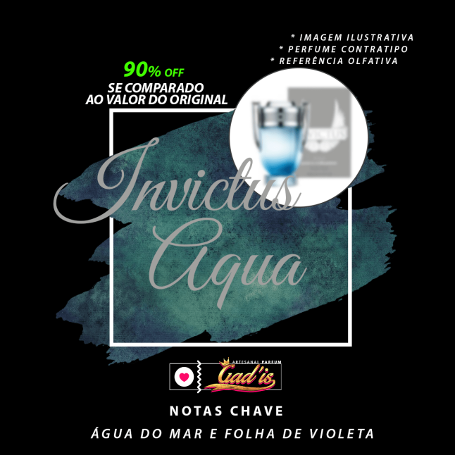 Perfume Similar Gadis 406 Inspirado em Invictus Aqua Contratipo