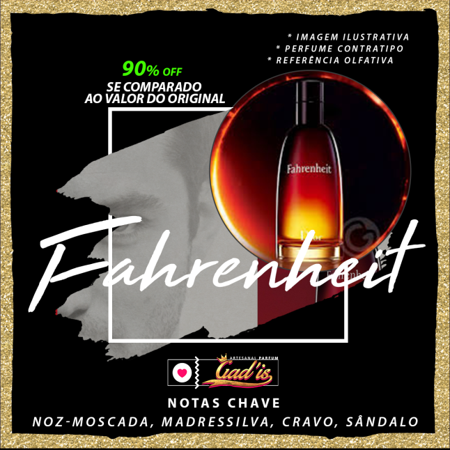 Perfume Similar Gadis 59 Inspirado em Fahrenheit Contratipo