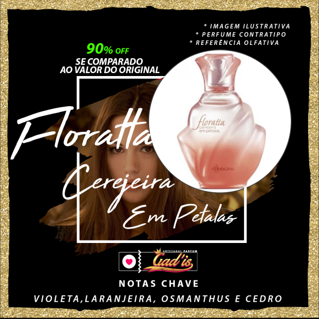 Perfume Similar Gadis 597 Inspirado em Floratta Cerejeira  em Pétalas Contratipo