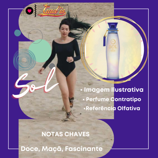 Perfume Similar Gadis 310 Inspirado em Sol 1° Versão Contratipo