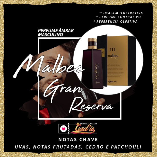 Perfume Similar Gadis 337 Inspirado em Malbec Gran Reserva 2004 Contratipo